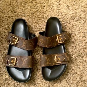 Louis Vuitton sandals. Like new. Worn handful of times. Size 7